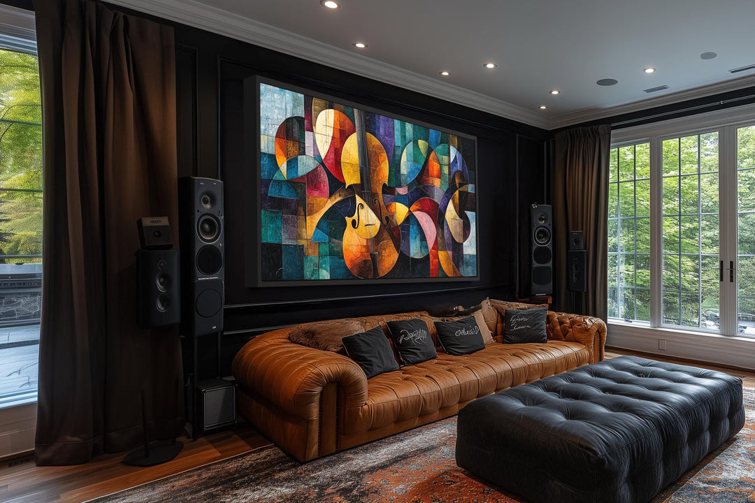 Abstract Musical Instruments Canvas Wall Art