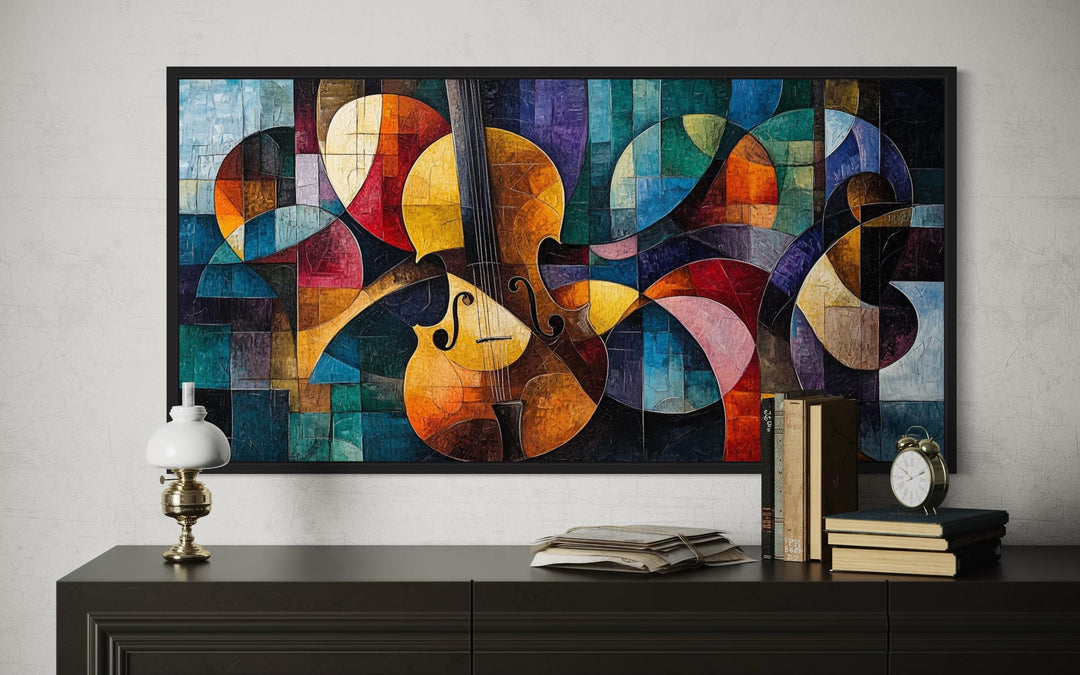 Abstract Musical Instruments Canvas Wall Art