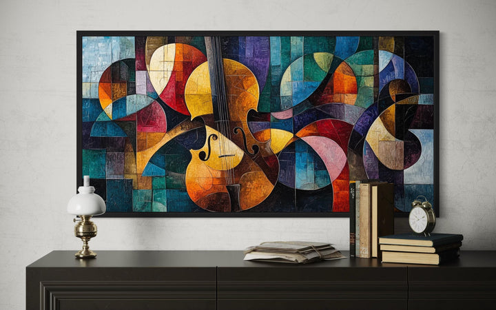 Abstract Musical Instruments Canvas Wall Art