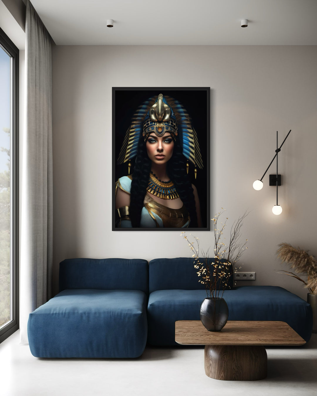 Cleopatra Framed Canvas Wall Art