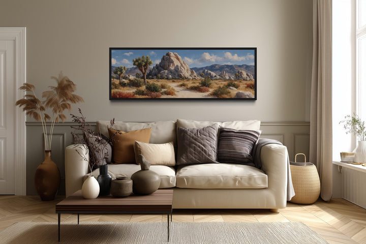 Joshua Tree Forest Long Horizontal Canvas Wall Art