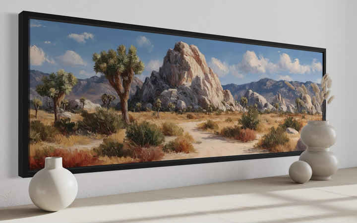 Joshua Tree Forest Long Horizontal Canvas Wall Art