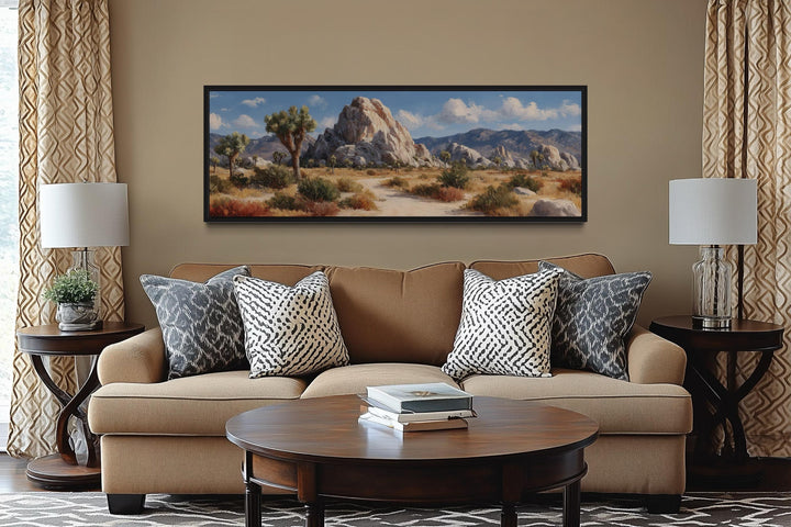 Joshua Tree Forest Long Horizontal Canvas Wall Art