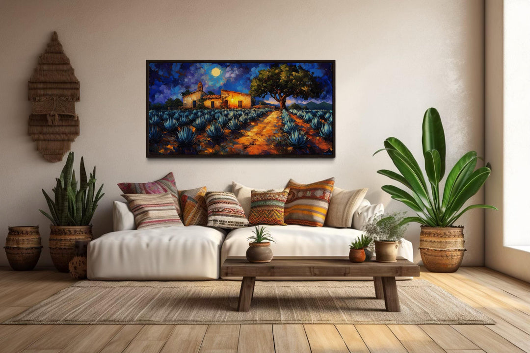 Mexican Agave Field Canvas Wall Art