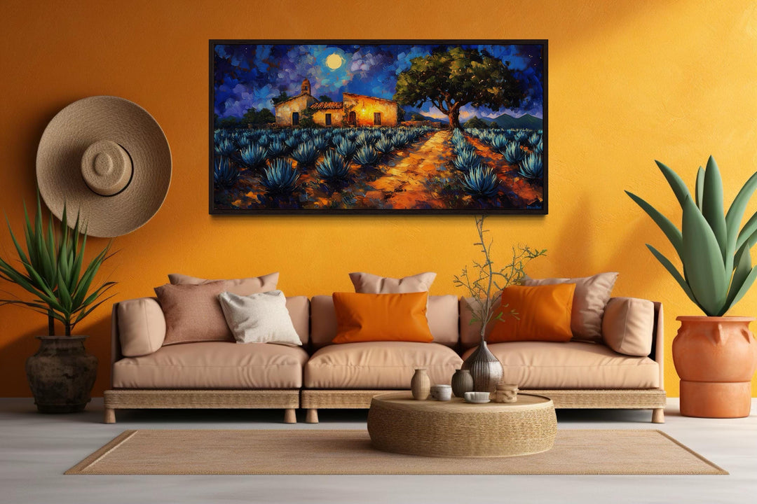 Mexican Agave Field Canvas Wall Art