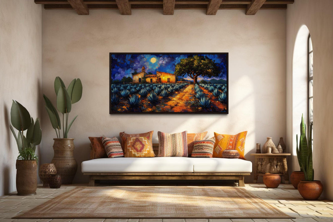 Mexican Agave Field Canvas Wall Art