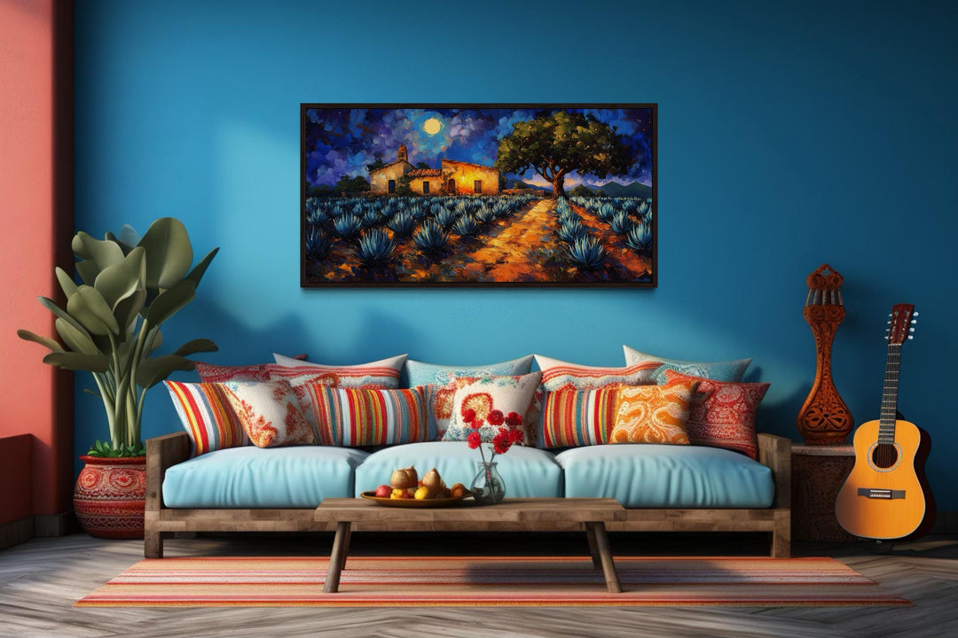 Mexican Agave Field Canvas Wall Art