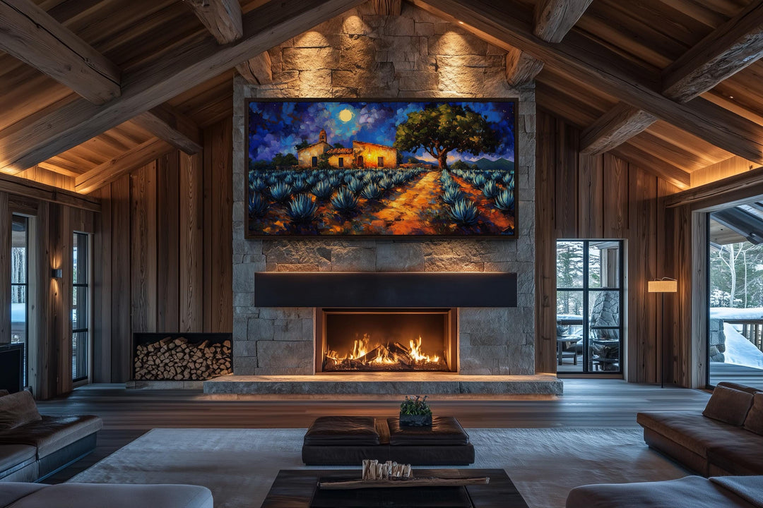 Mexican Agave Field Canvas Wall Art