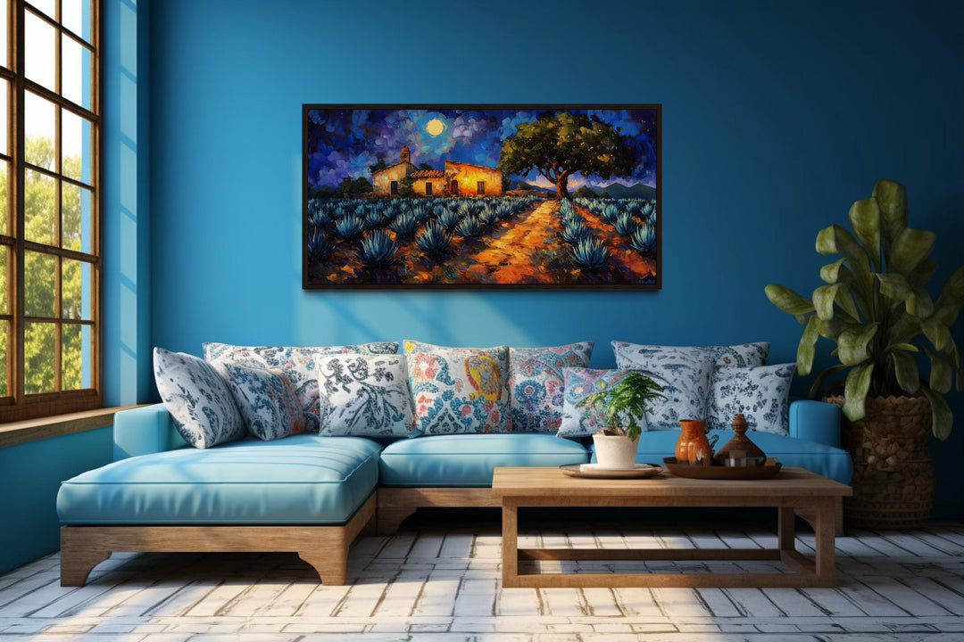 Mexican Agave Field Canvas Wall Art