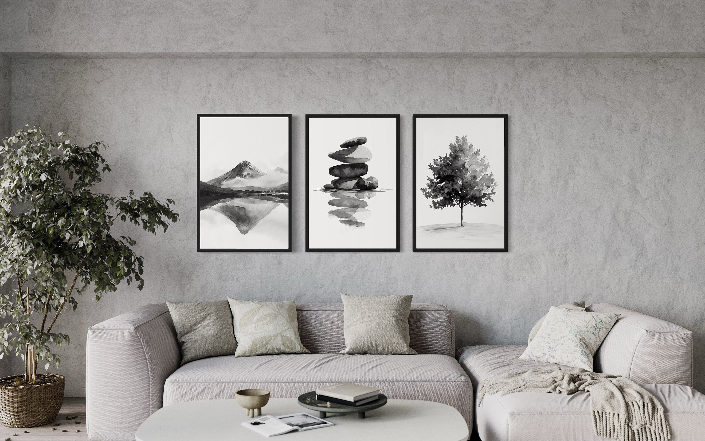 Mount-Fuji-Zen-Rocks-Maple-