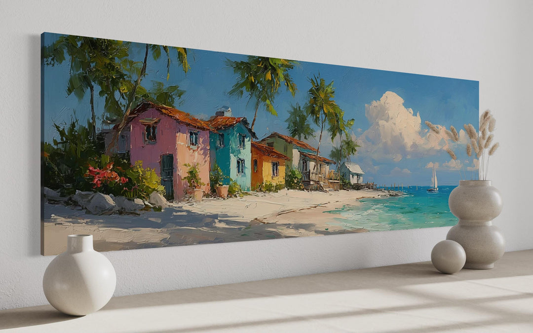 Nassau Bahamas Beach Long Horizontal Wall Art