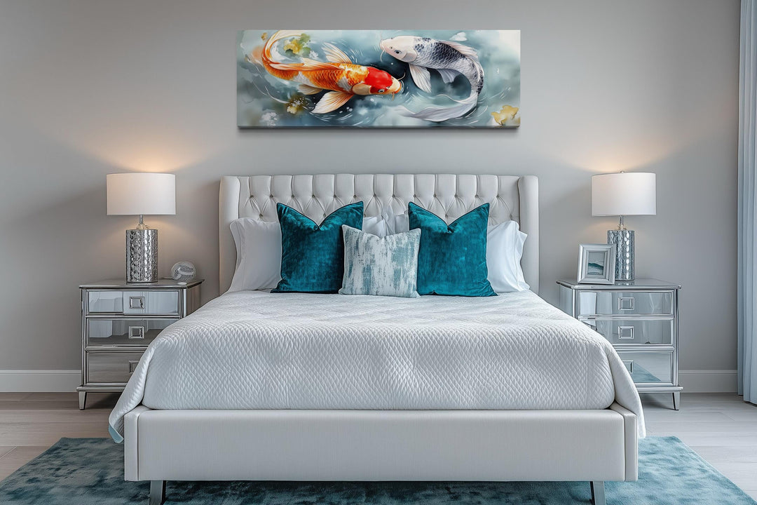 Soft Koi Fish Long Horizontal Wall Art