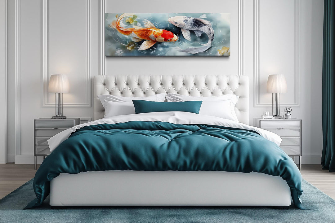 Soft Koi Fish Long Horizontal Wall Art