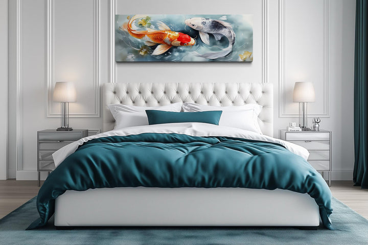Soft Koi Fish Long Horizontal Wall Art