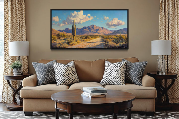 Southwestern Desert Landscape Canvas Wall Art