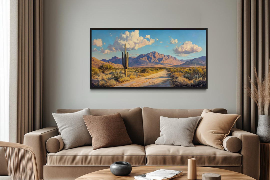 Southwestern Desert Landscape Canvas Wall Art