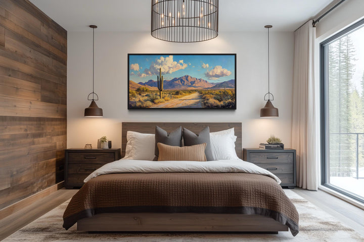 Southwestern Desert Landscape Canvas Wall Art