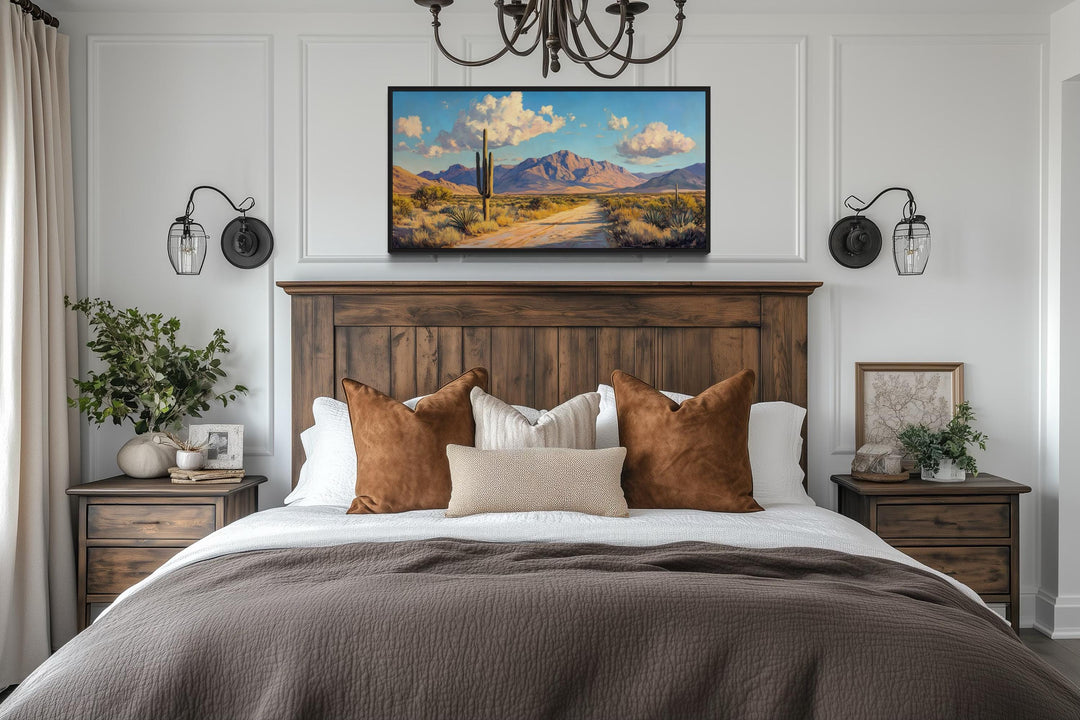 Southwestern Desert Landscape Canvas Wall Art