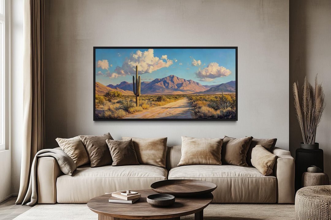 Southwestern Desert Landscape Canvas Wall Art