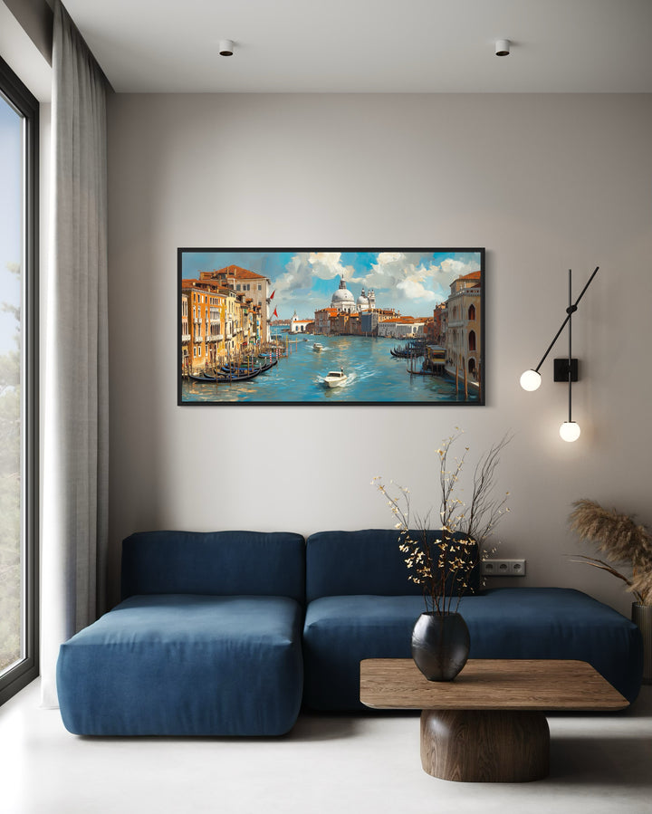Venice Italy Grand Canal Framed Canvas Wall Art