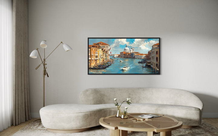 Venice Italy Grand Canal Framed Canvas Wall Art