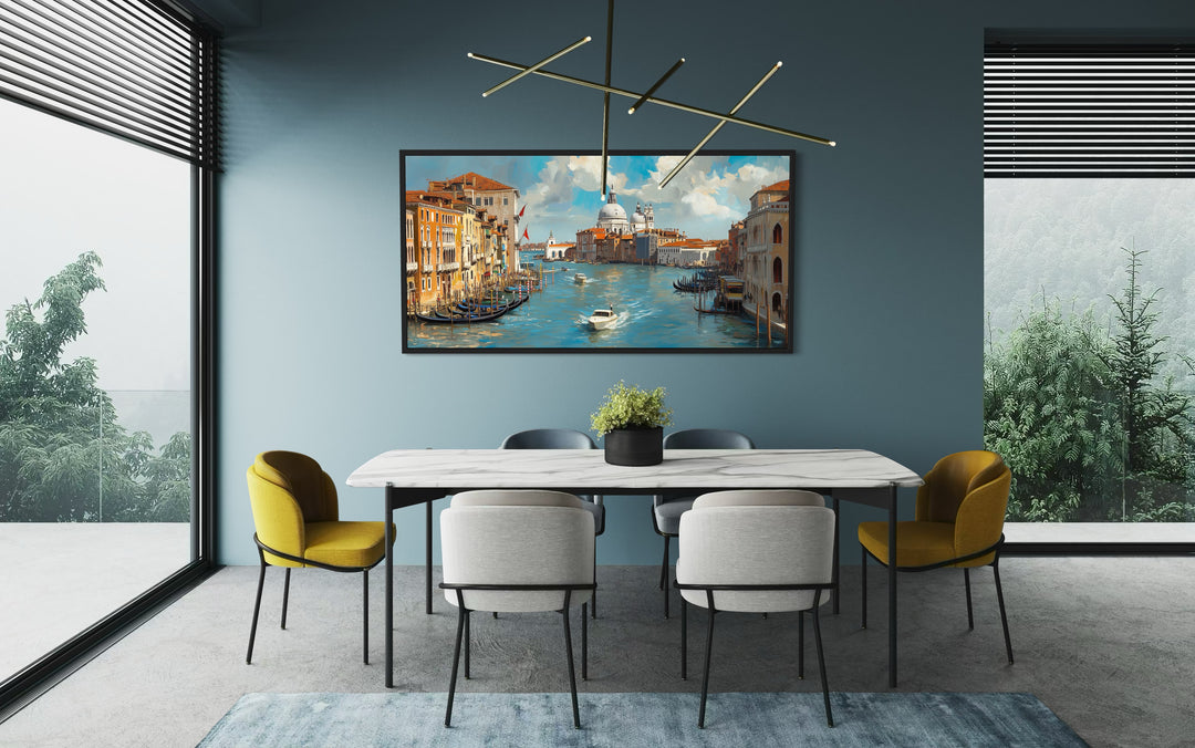 Venice Italy Grand Canal Framed Canvas Wall Art