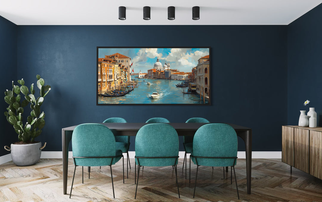 Venice Italy Grand Canal Framed Canvas Wall Art