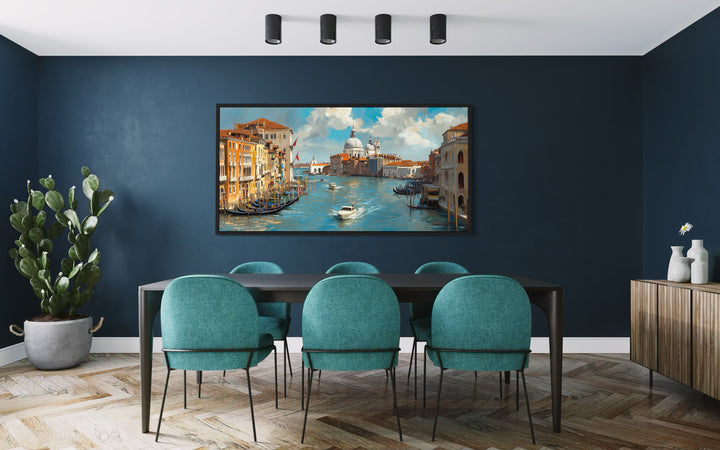 Venice Italy Grand Canal Framed Canvas Wall Art