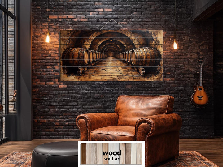 Whiskey Cellar Real Distressed Wall Art For Man Cave Or Bar Decor