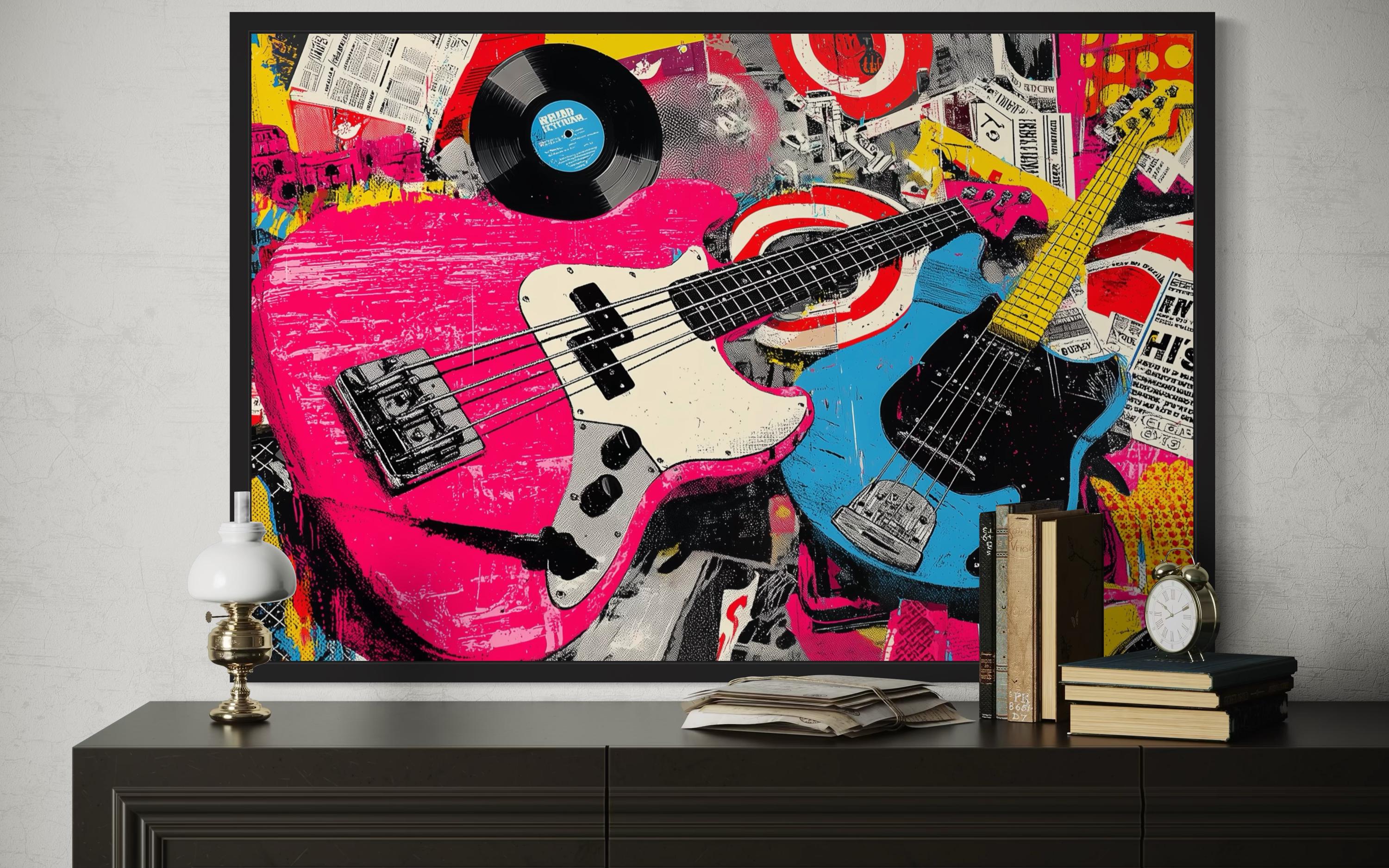Music Wall Art - Framed Canvas Prints for Music Rooms & Studios