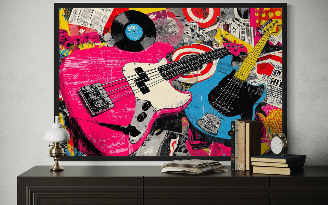 Music Wall Art - Framed Canvas Prints for Music Rooms