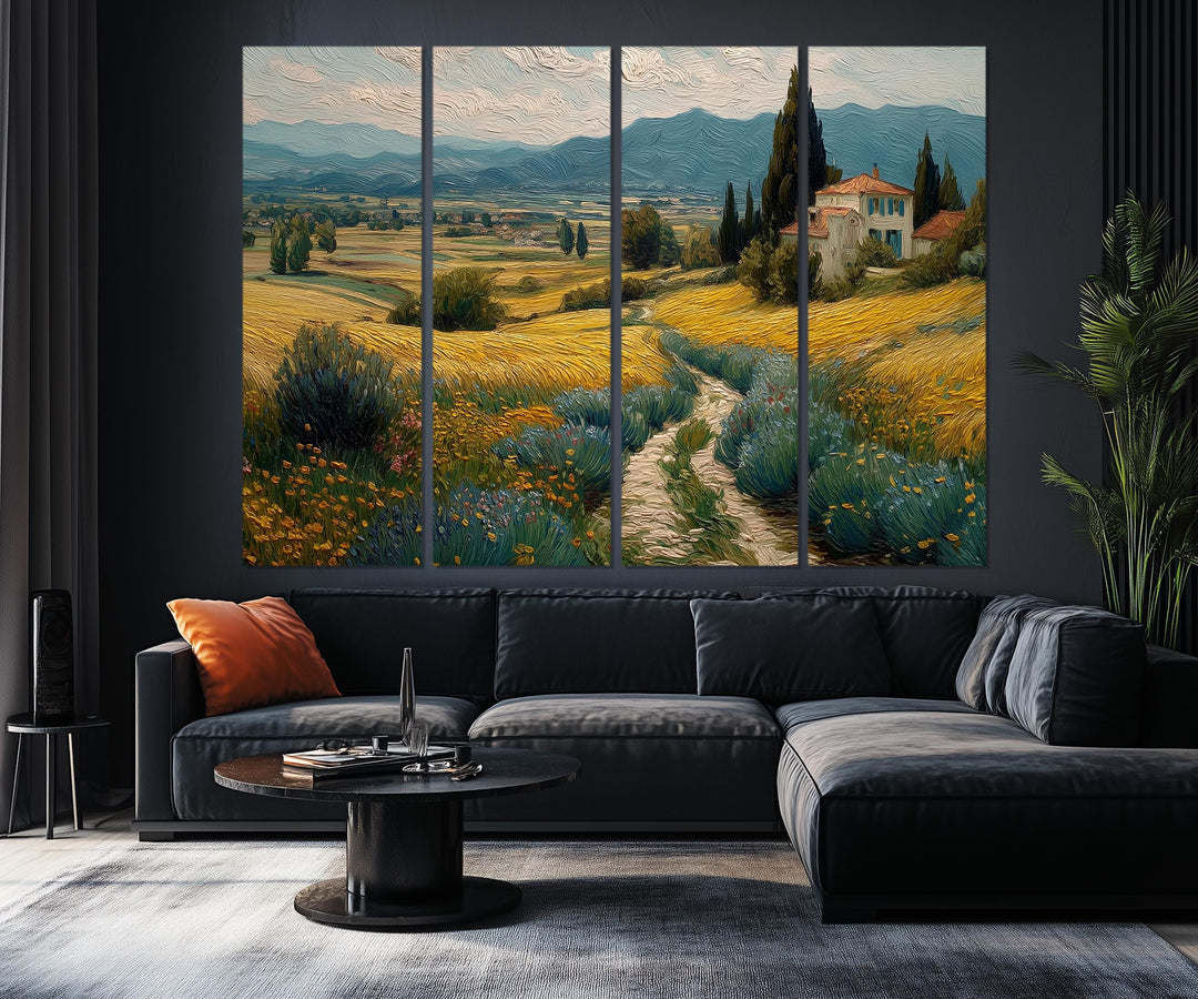 5 Piece Multi-Panel Canvas Wall Art For Living Room