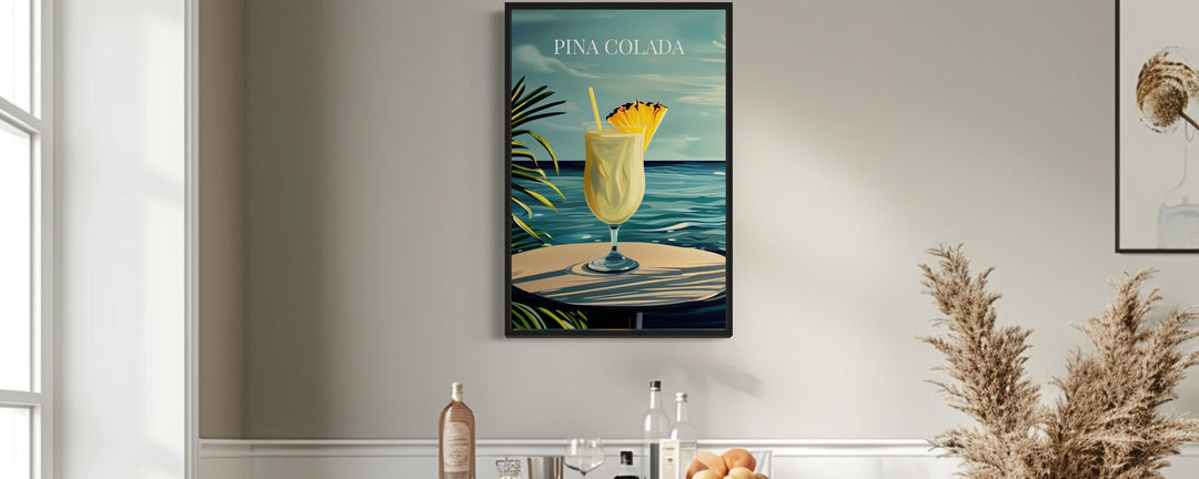 Bar Cart Wall Art