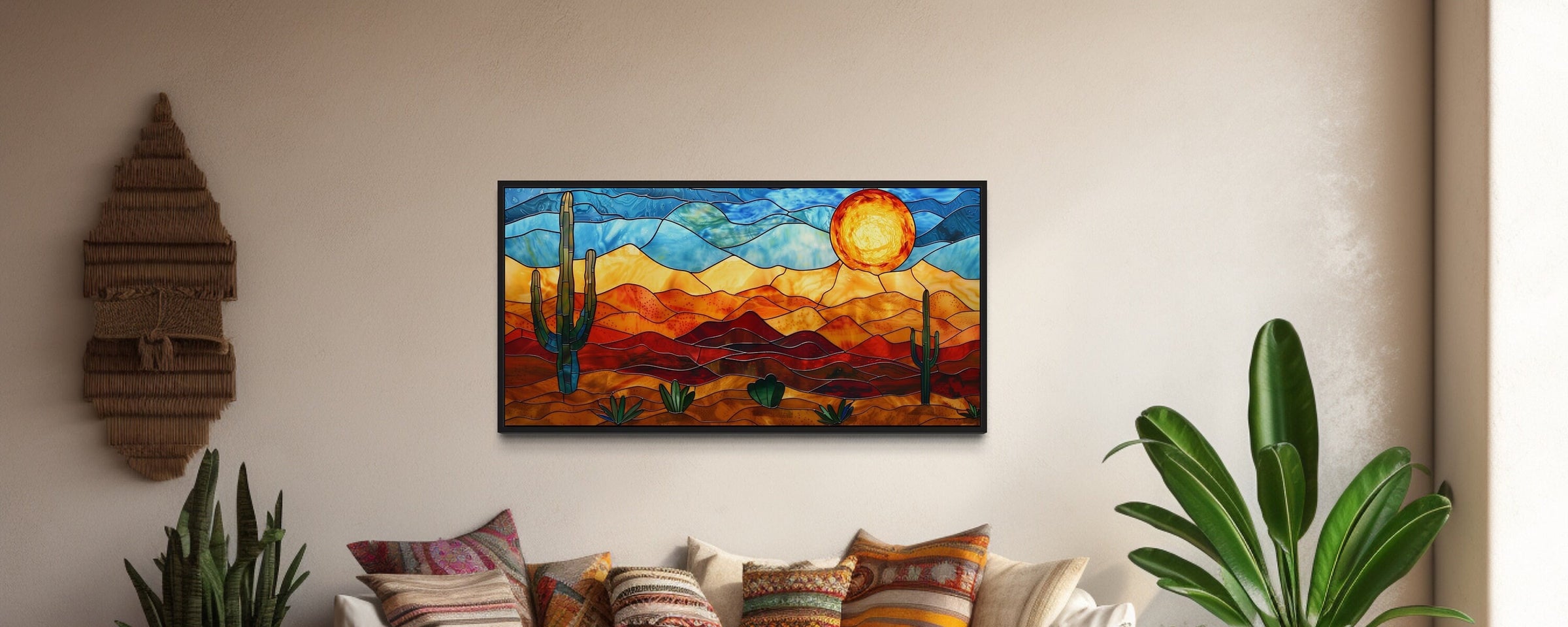 Desert wall art