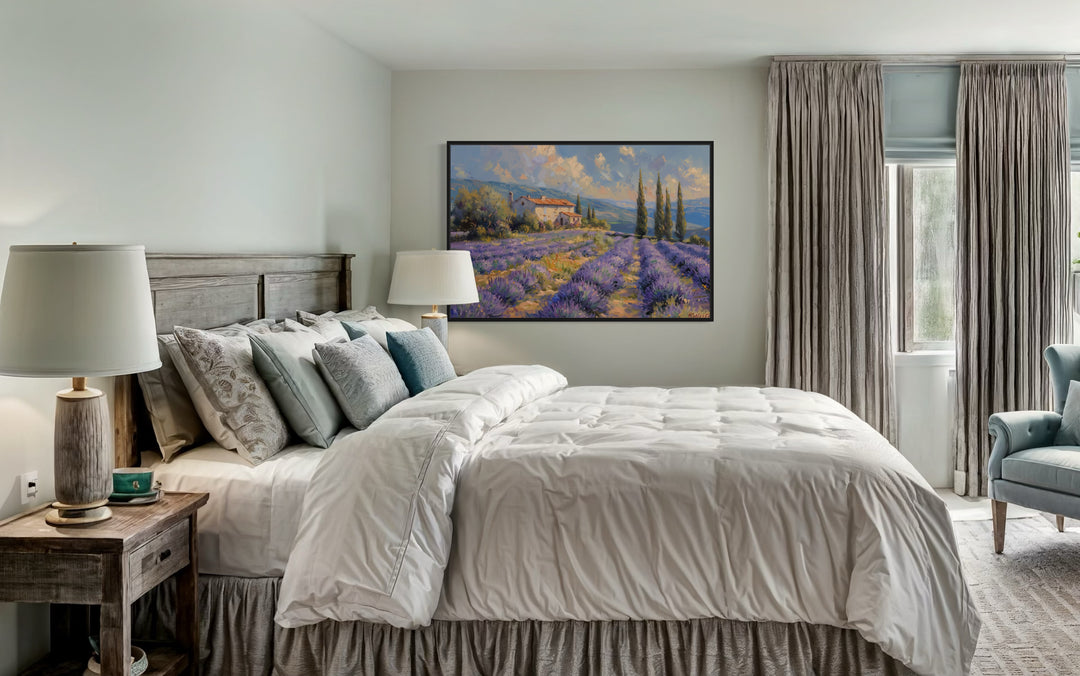 Lavender Fields wall art