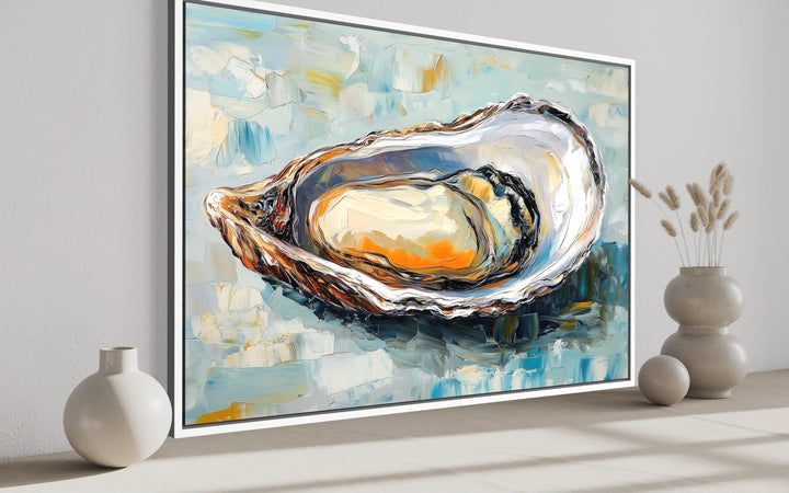 Abstract Oyster Canvas Wall Art
