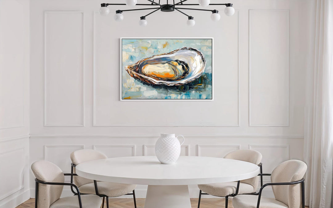 Abstract Oyster Canvas Wall Art