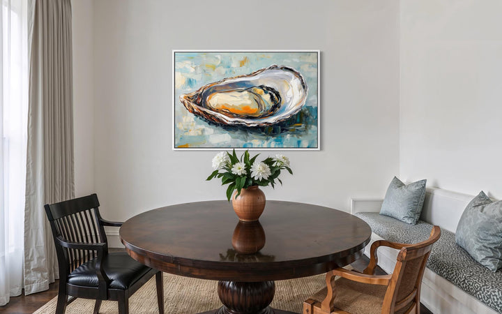 Abstract Oyster Canvas Wall Art