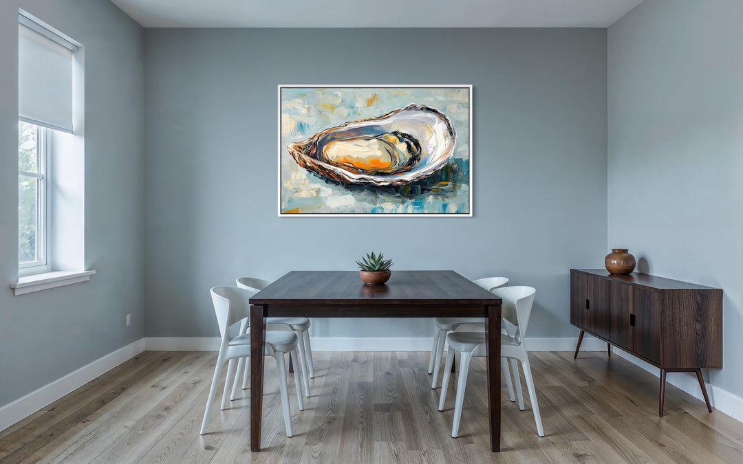Abstract Oyster Canvas Wall Art