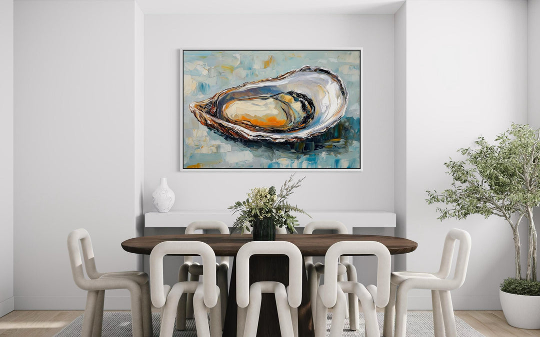 Abstract Oyster Canvas Wall Art