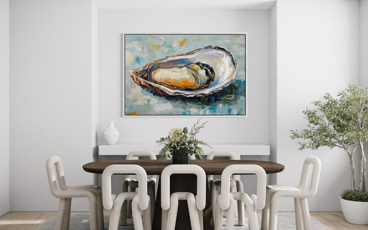 Abstract Oyster Canvas Wall Art