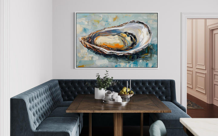 Abstract Oyster Canvas Wall Art