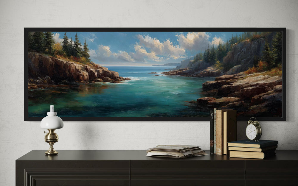 Acadia National Park Long Horizontal Canvas Wall Art