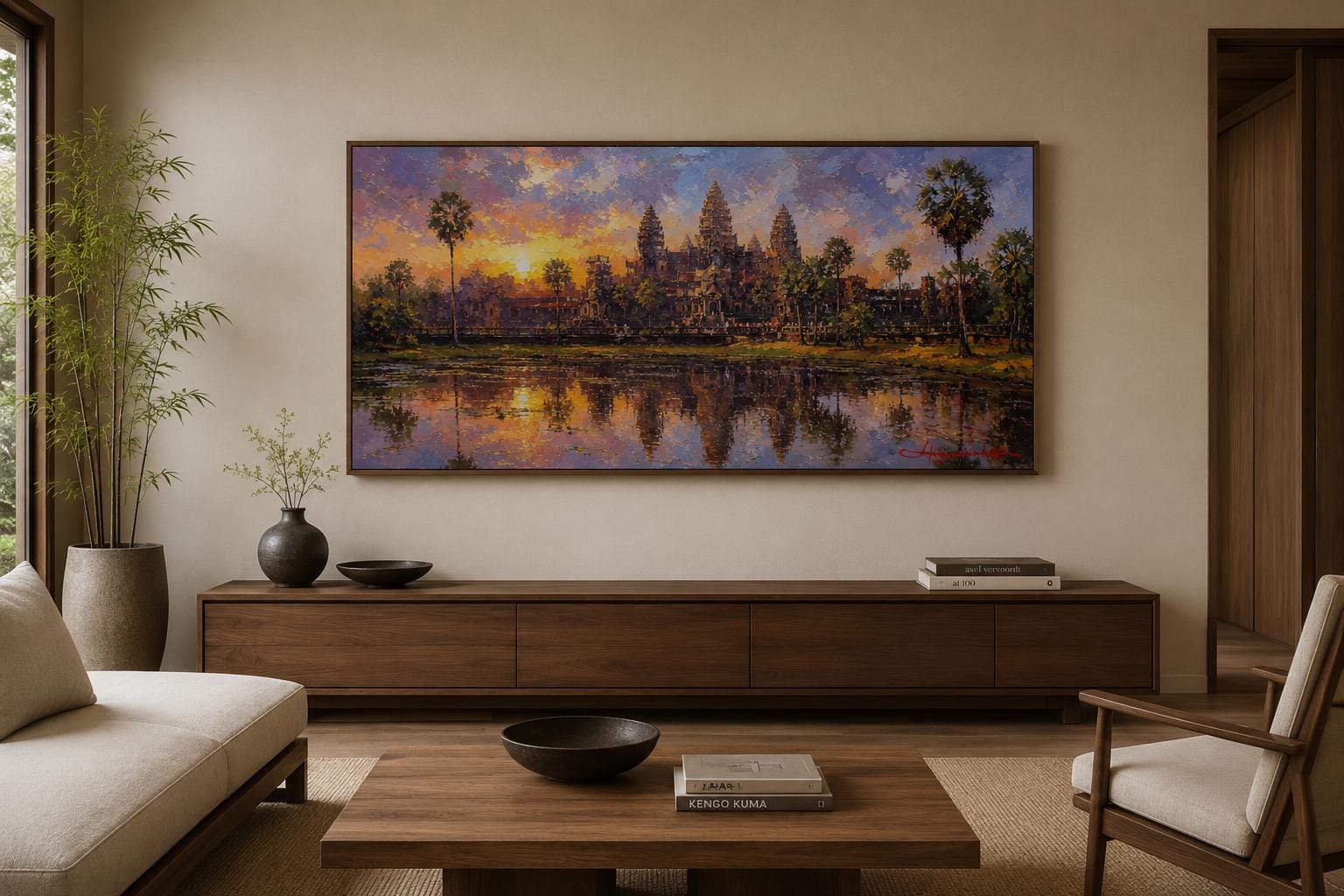 Angkor Wat Wall Art - Cambodia Temple Cavas Wall Decor – Wall