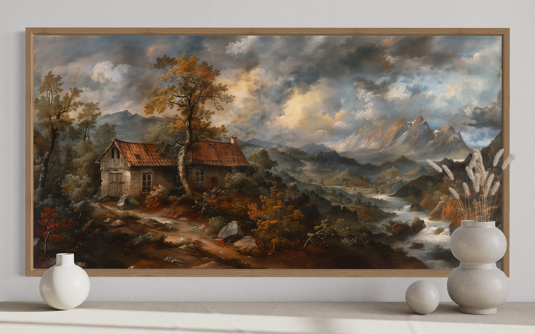BMGKYAGL Vintage Moody Woodland Neutrale Boom Bos Landschap Canvas Schilderij Rustieke Donkere Kunst Poster Print Antieke Boerderij Kamer Decor 70 x 100 cm BMGKYAGL Vintage Moody Woodland Neutrale Boom Bos Landschap Canvas Schilderij Rustieke Donkere Kunst Poster Print Antieke Boerderij Kamer Decor 70 x 100 cm