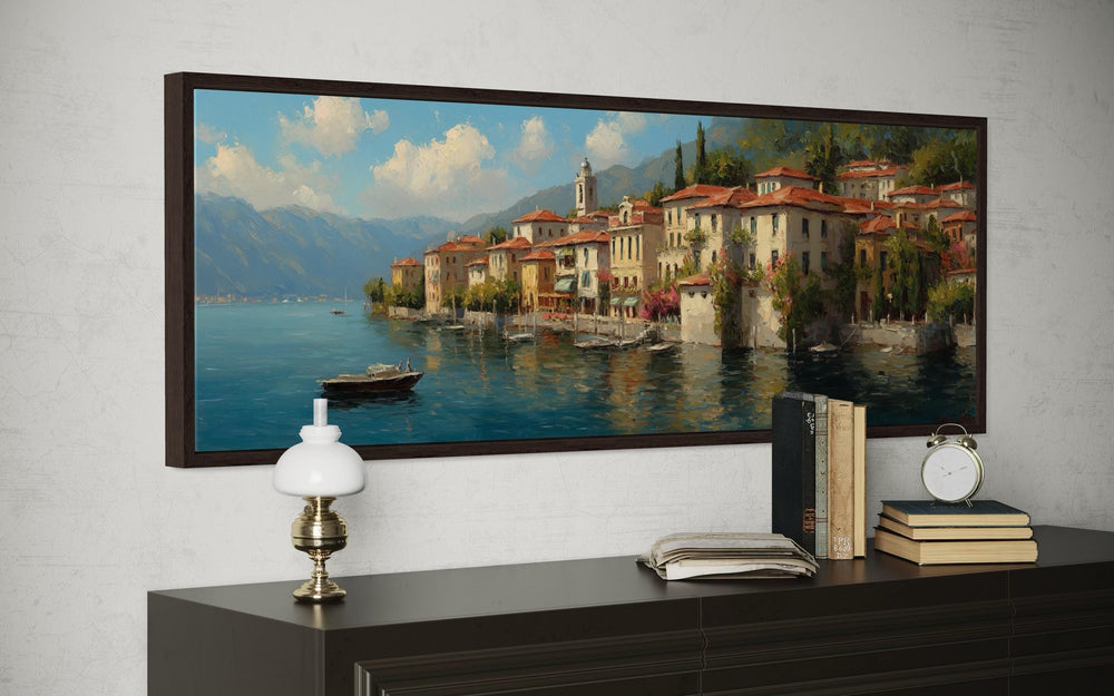 Bellagio Lake Como Long Horizontal Wall Art