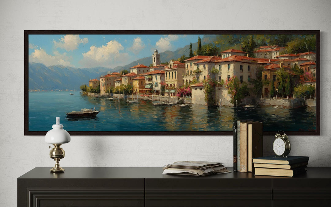 Bellagio Lake Como Long Horizontal Wall Art
