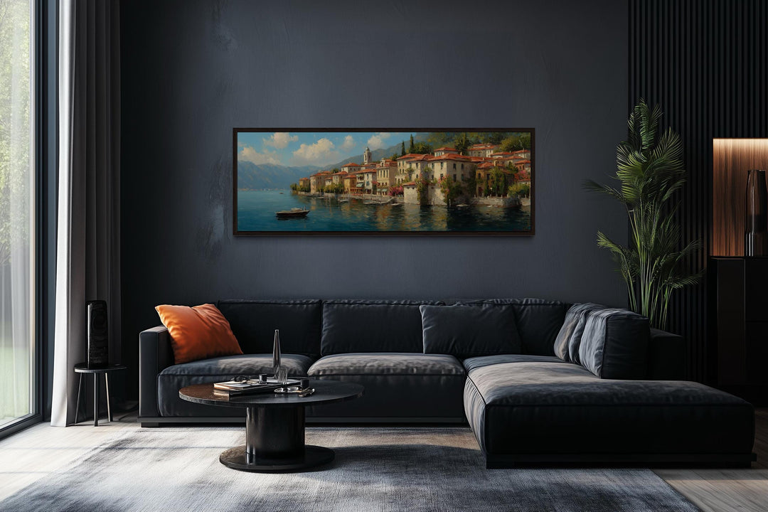 Bellagio Lake Como Long Horizontal Wall Art