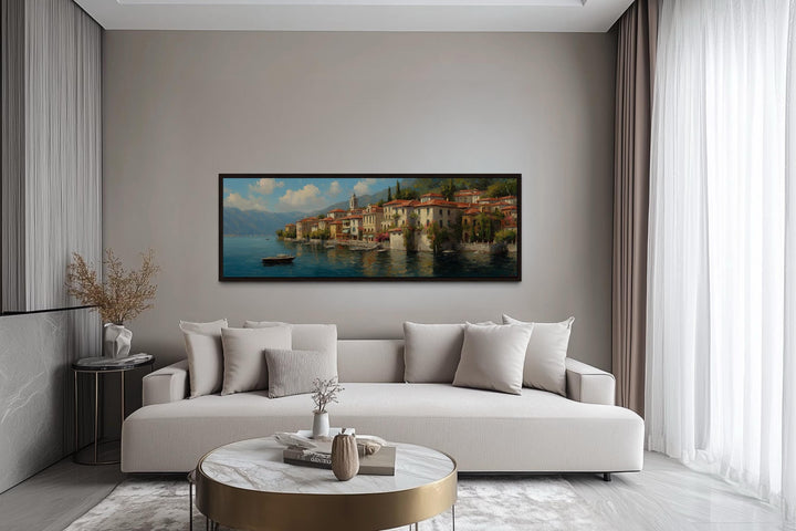 Bellagio Lake Como Long Horizontal Wall Art