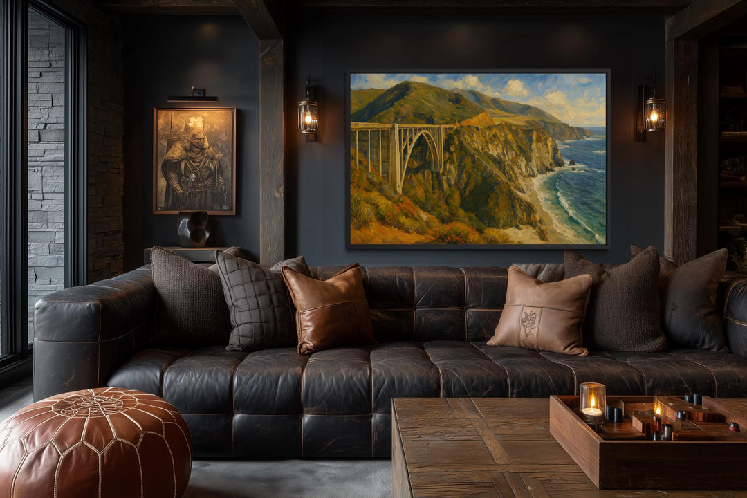 Bixby Creek Bridge Wall Art – California Coast Decor | Big Sur Canvas Print